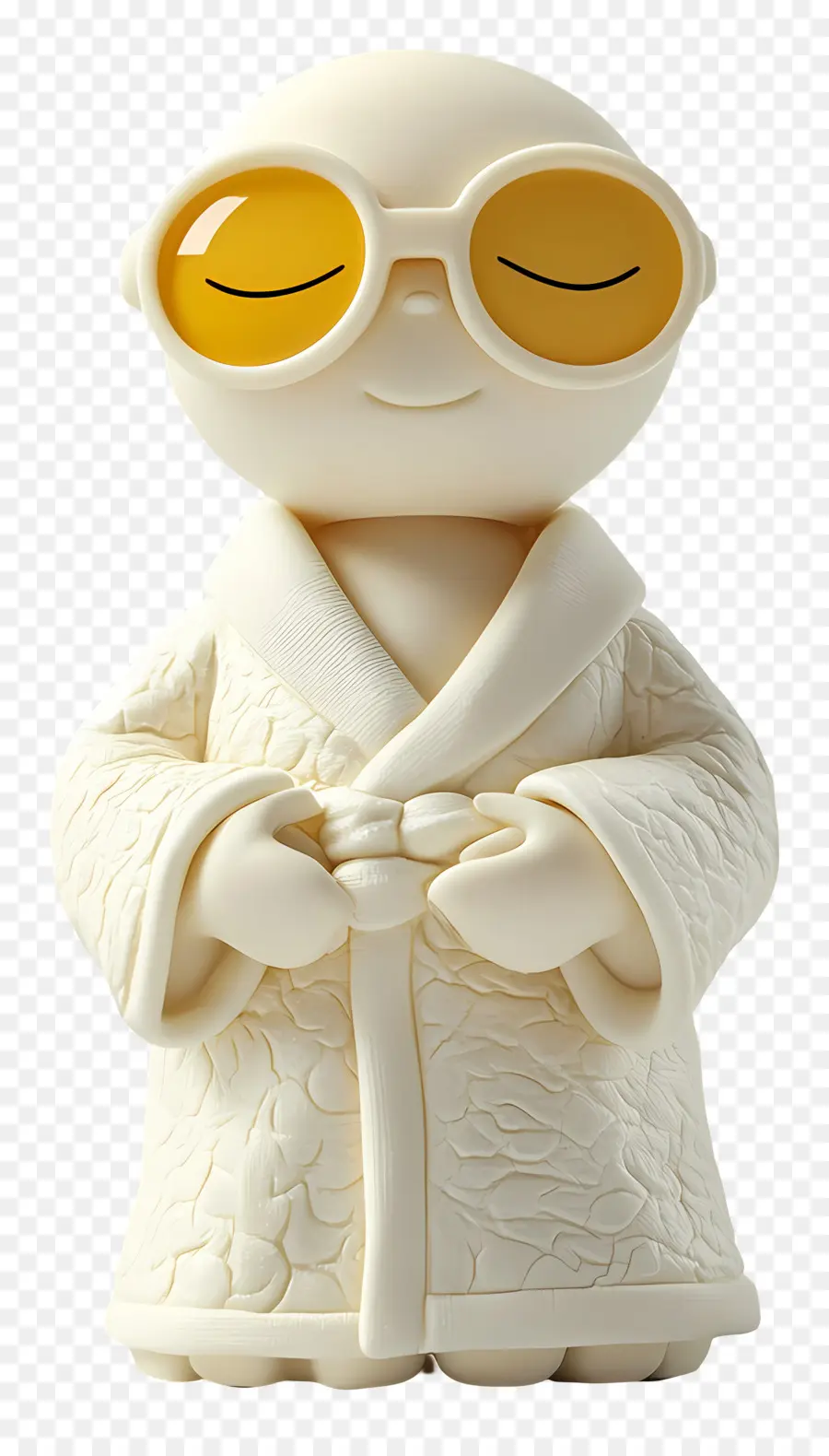 Roupão，Personagem Branco Em Manto PNG