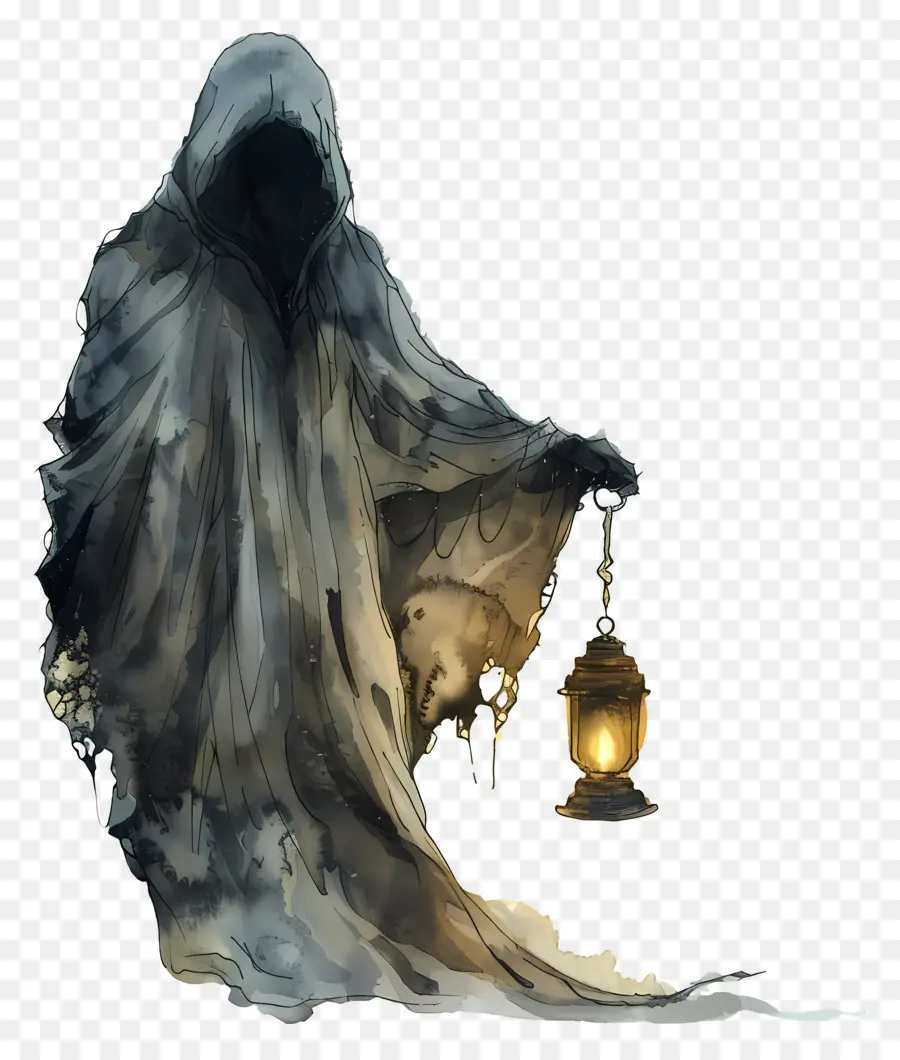 Lanterna Fantasma，Figura Encapuzada PNG