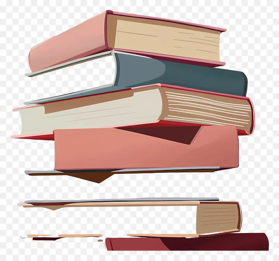 Pilhas De Livros，Pilha De Livros PNG