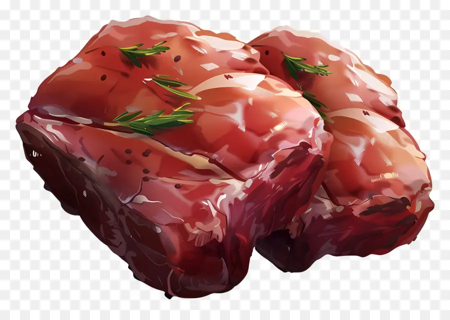 Carne De Desenho Animado，Carne Crua PNG