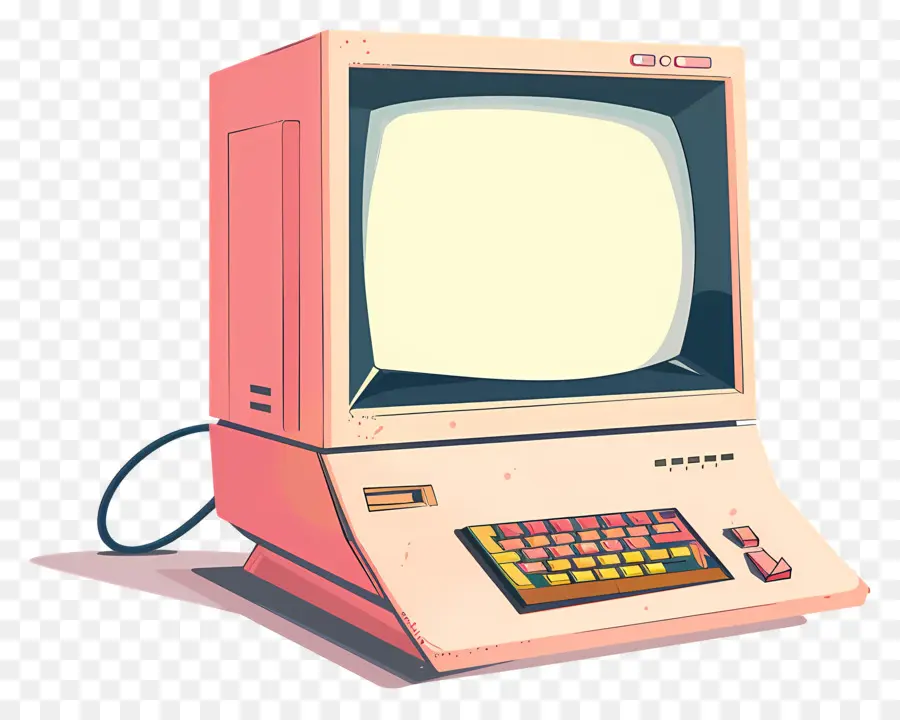 Computador，Vintage PNG