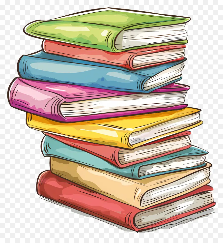 Pilhas De Livros，Livros PNG