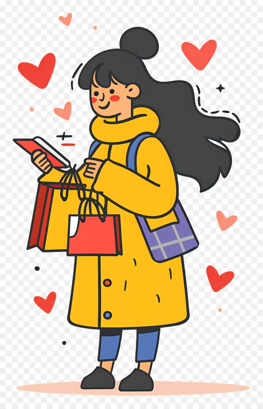 Compras On Line，Garota PNG