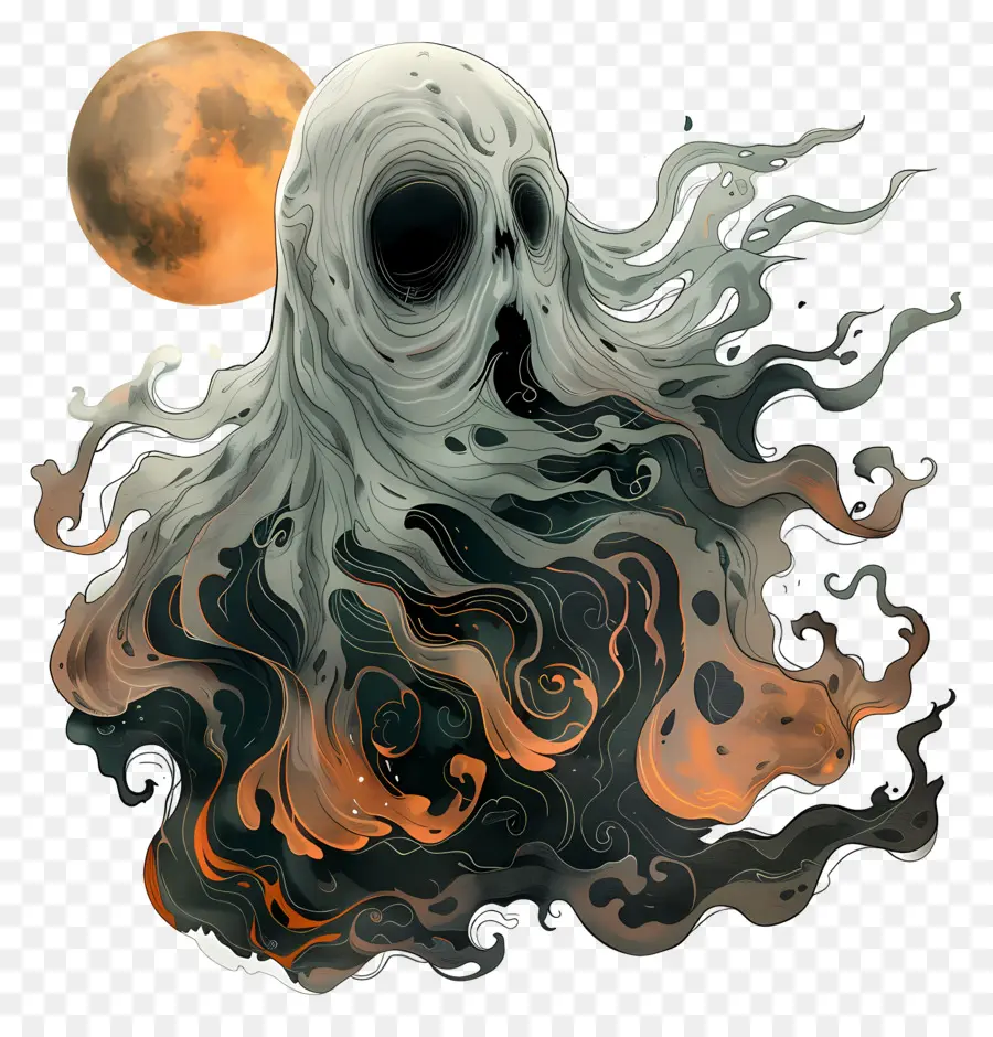 Fantasma Assustador，Dia Das Bruxas PNG