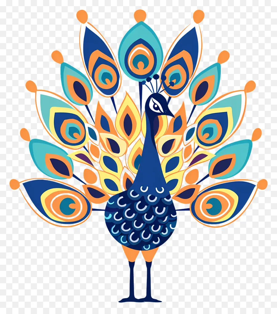 Pavão，Pavão Azul PNG