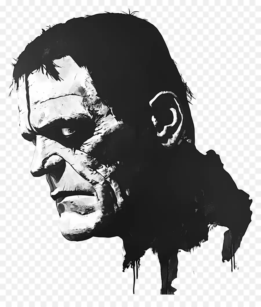 Frankenstein，Cara De Monstro PNG