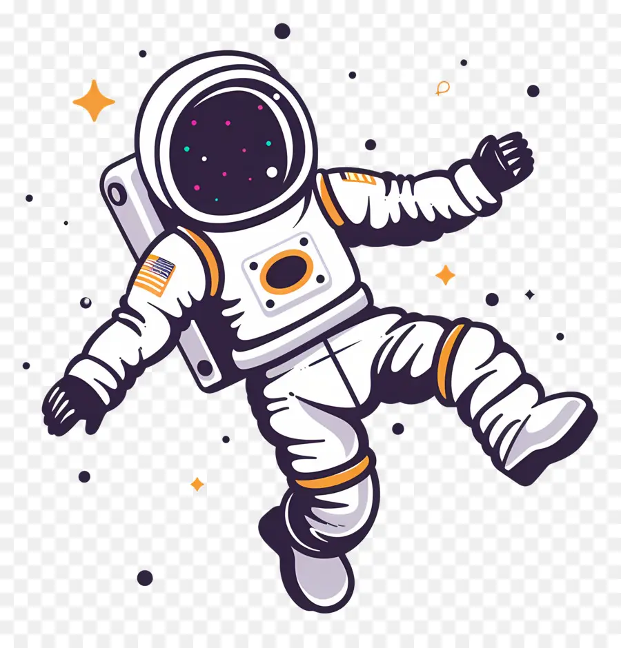 Astronauta Dos Desenhos Animados，Astronauta PNG