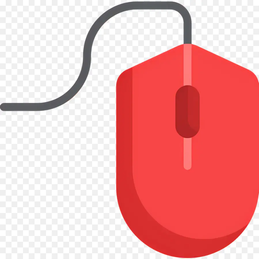 Mouse De Computador，Rato Vermelho PNG