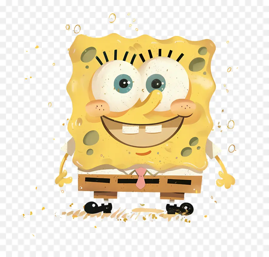 Bob Esponja Calça Quadrada，Esponja Amarela PNG