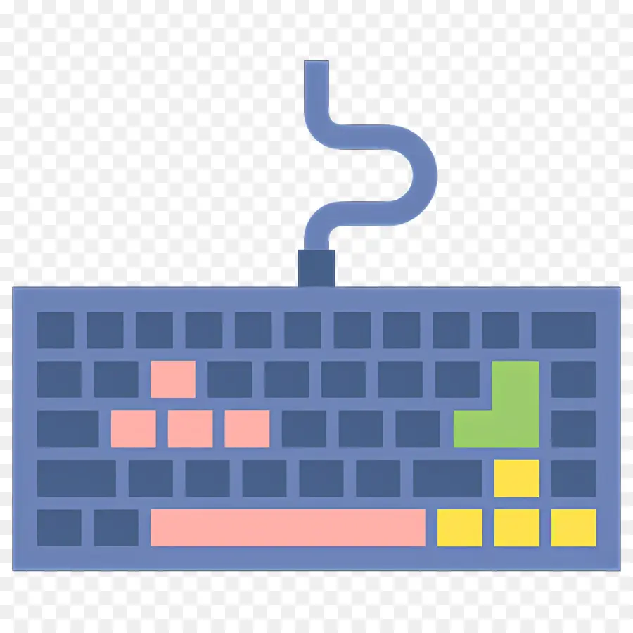 Teclado De Computador，Teclado Colorido PNG