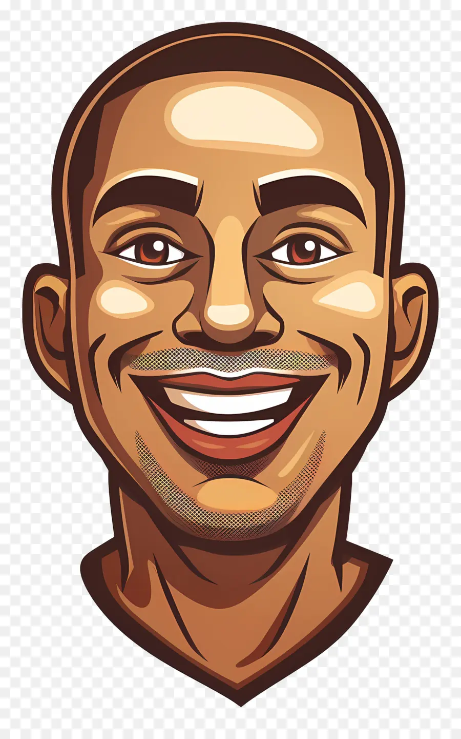 Cabeça De Homem Sorridente，Homem Sorridente PNG