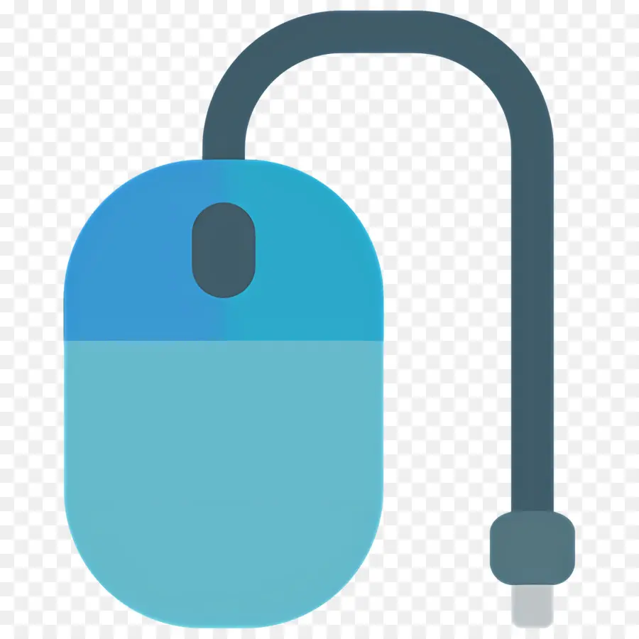 Mouse De Computador，Mouse De Computador Azul PNG