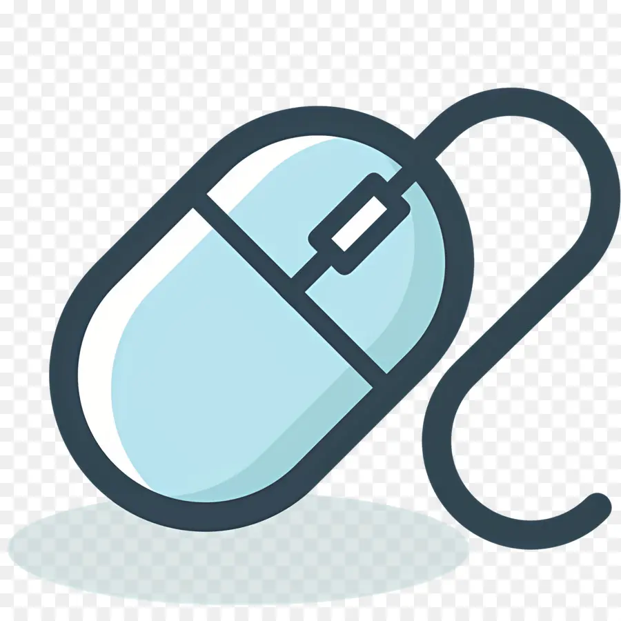 Mouse De Computador，Rato Azul PNG