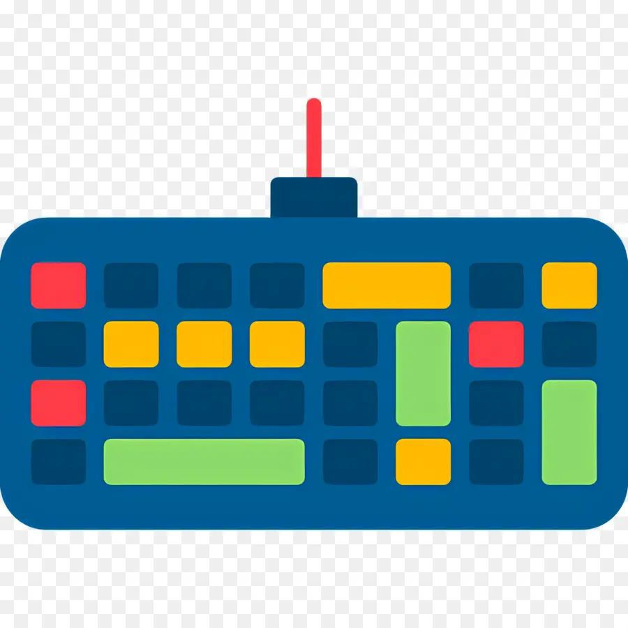 Teclado De Computador，Teclado Colorido PNG