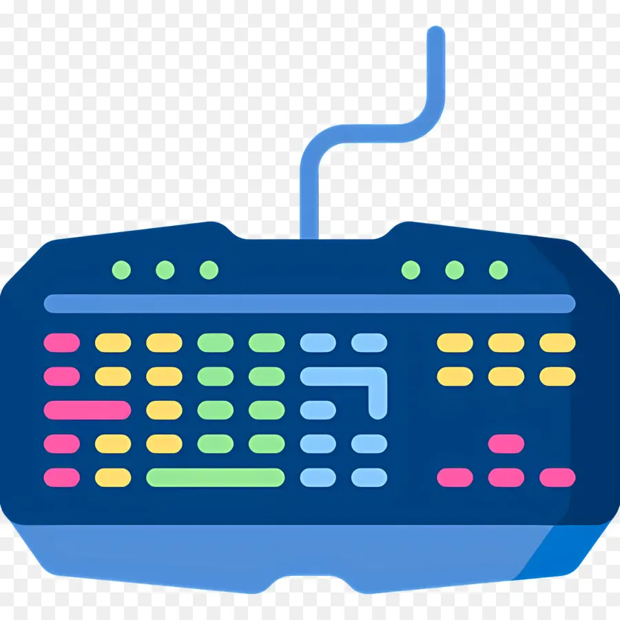 Teclado De Computador，Teclado Colorido PNG