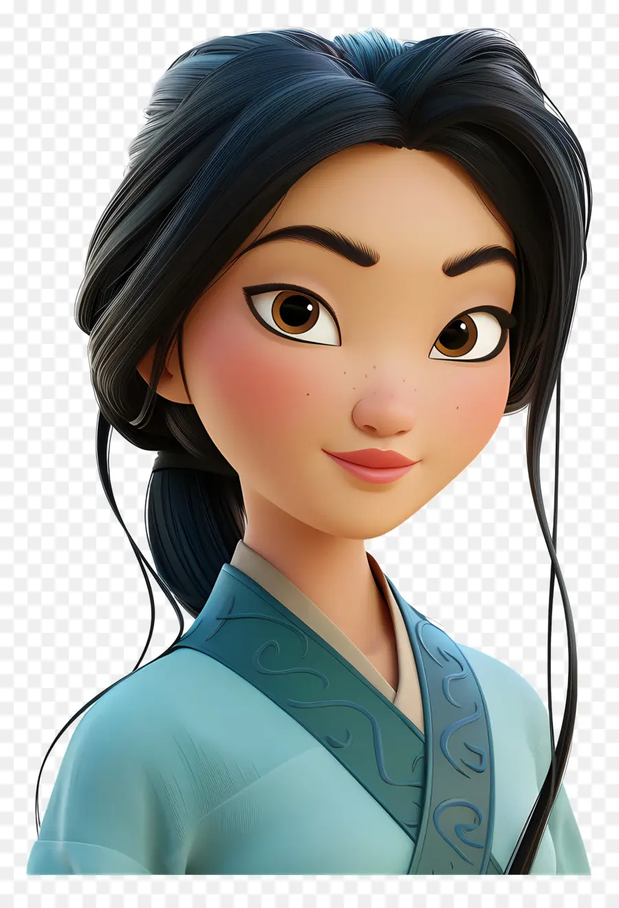 Princesa Mulan，Garota Animada PNG