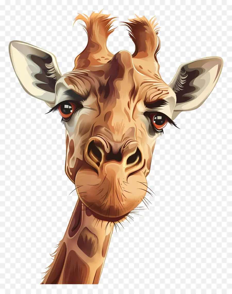 Girafa，Cabeça De Girafa PNG