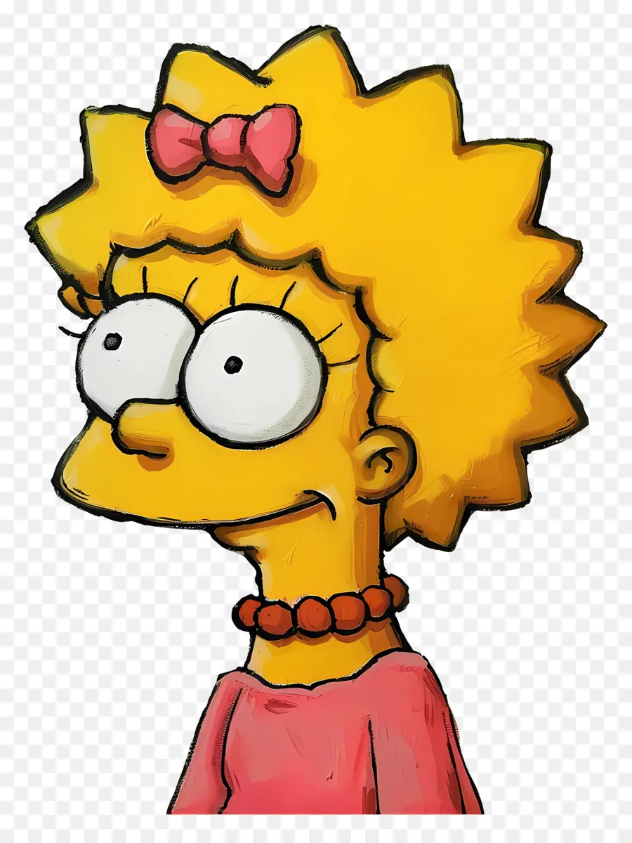 Lisa Simpson，Garota Dos Desenhos Animados PNG