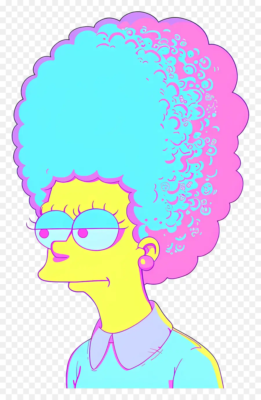 Marge Simpson，Mulher De Desenho Animado PNG