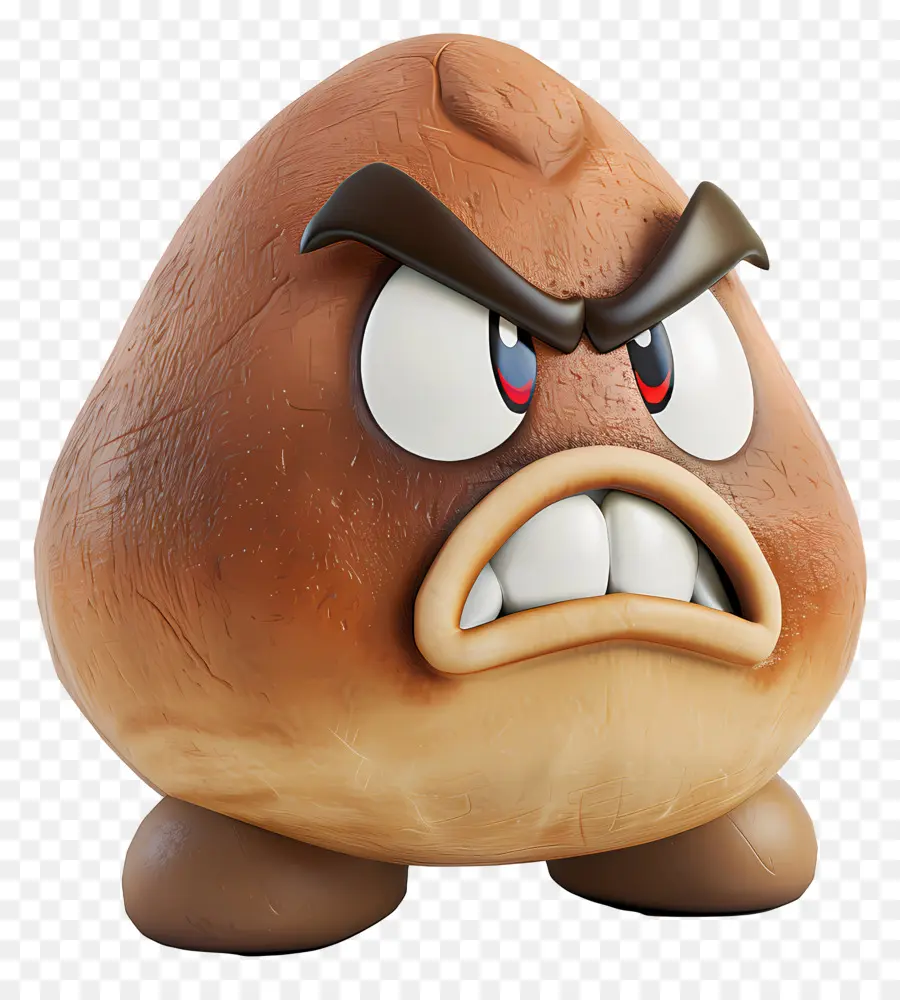 Goomba，Cogumelo Irritado PNG