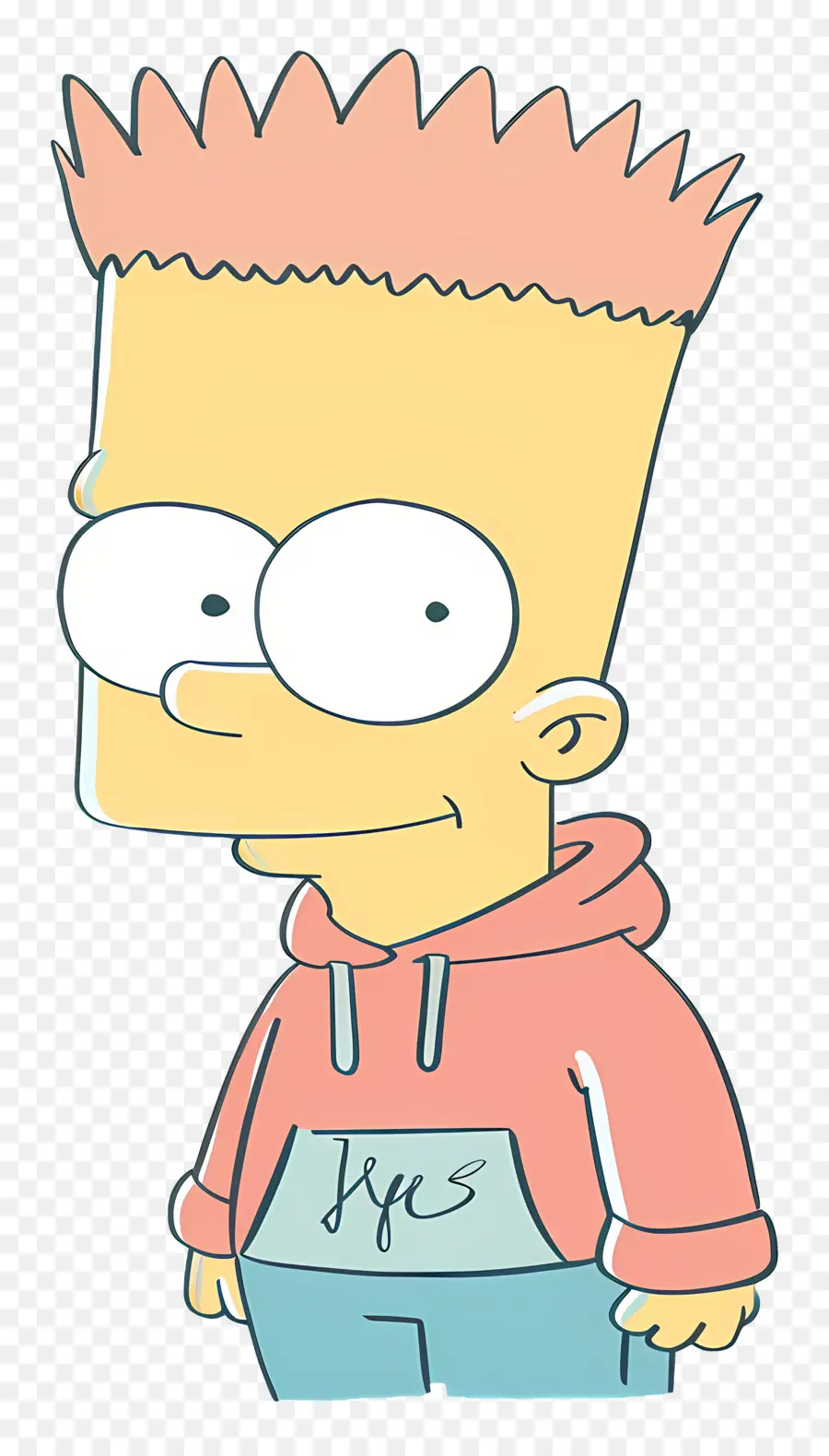 Bart Simpson，Menino De Desenho Animado Com Cabelo Espetado PNG