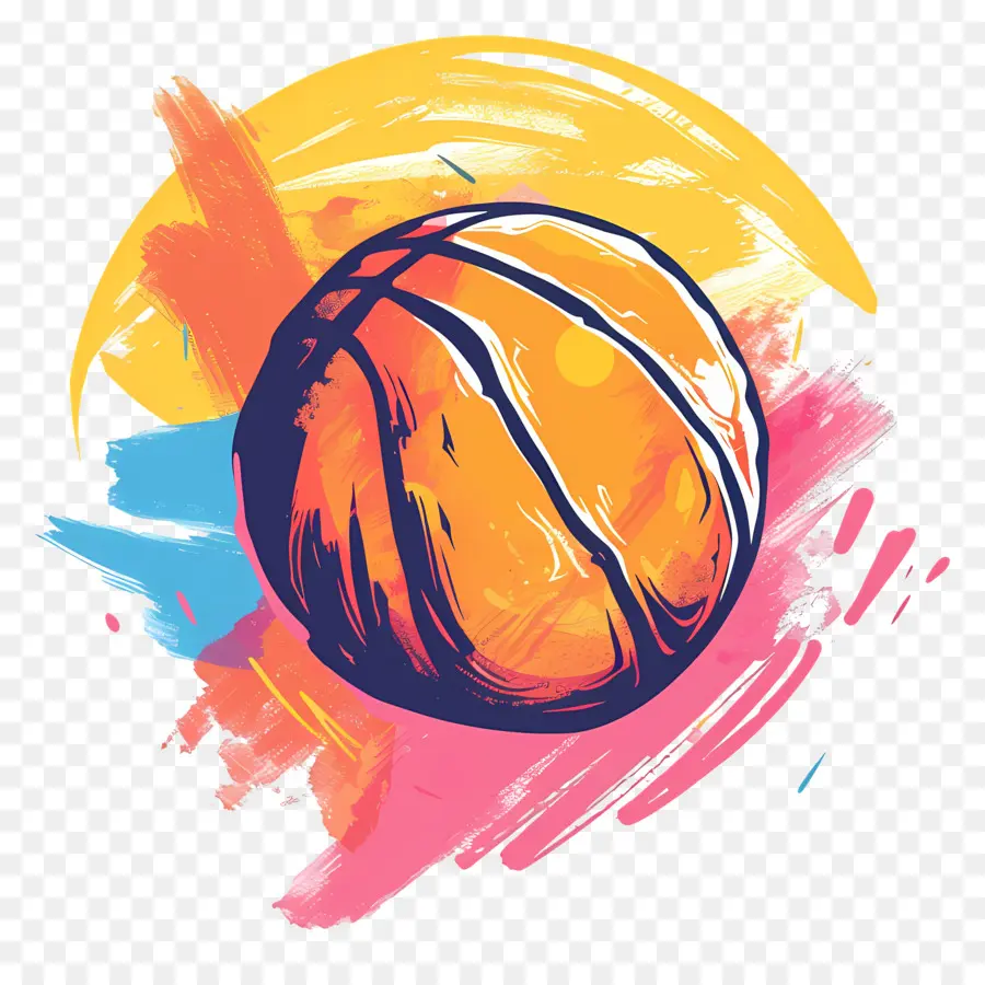 Basquetebol，Basquete Colorido PNG