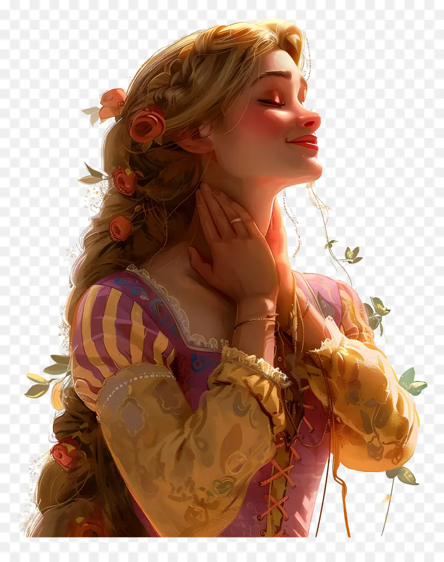 Princesa Rapunzel，Princesa Loira PNG