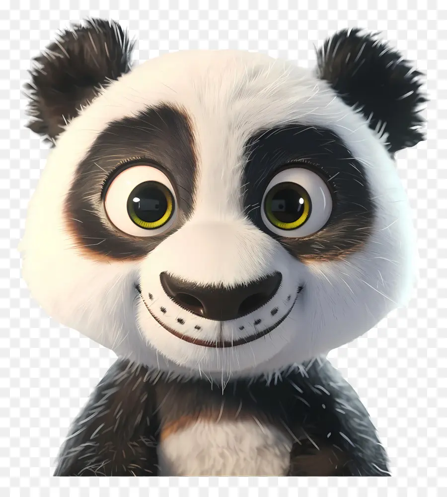 Cara De Panda，Cara De Panda Fofa PNG