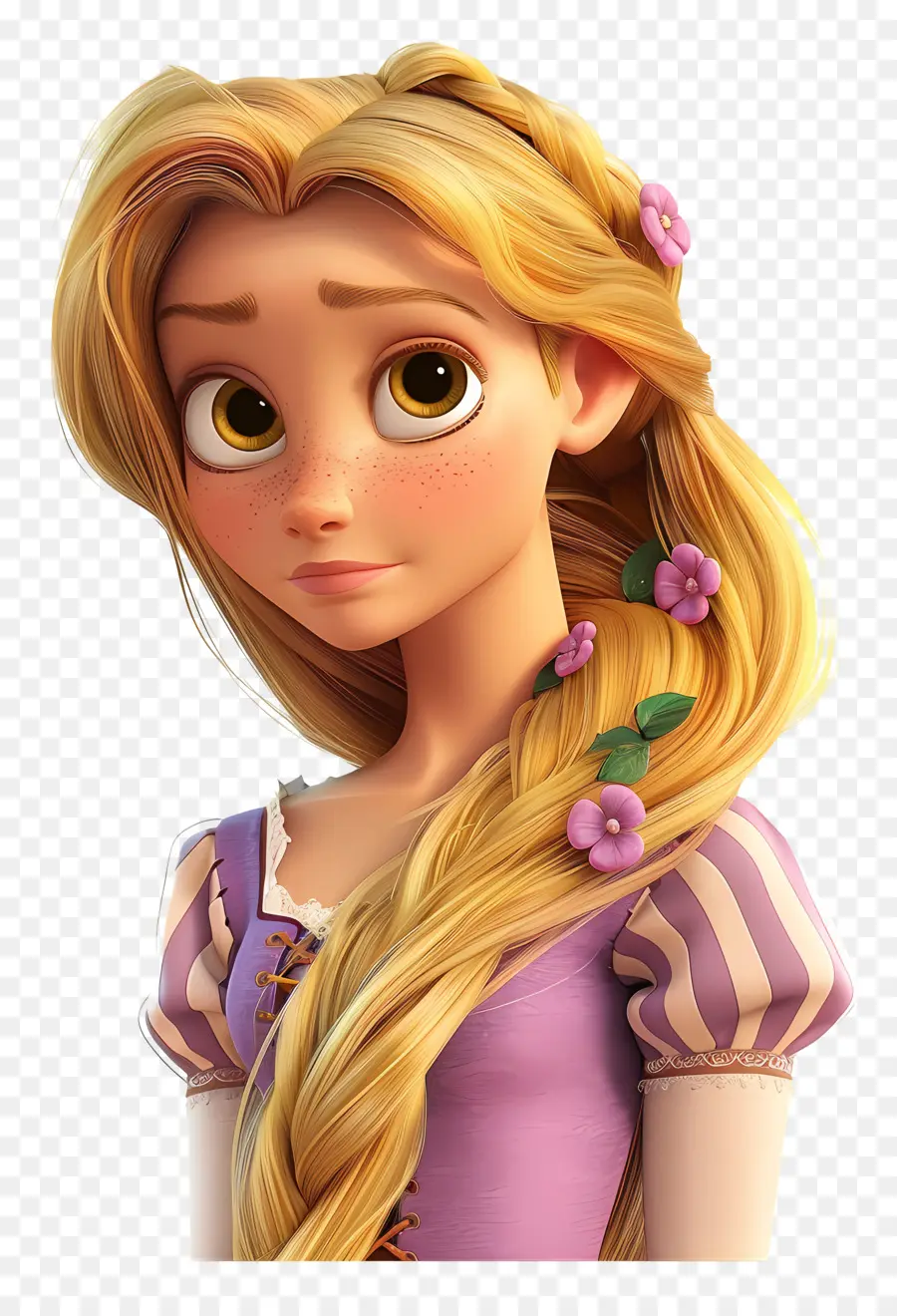 Princesa Rapunzel，Garota Loira PNG