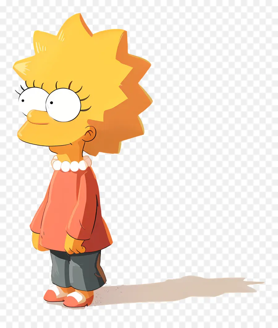 Maggie Simpson，Menina Amarela Dos Desenhos Animados PNG