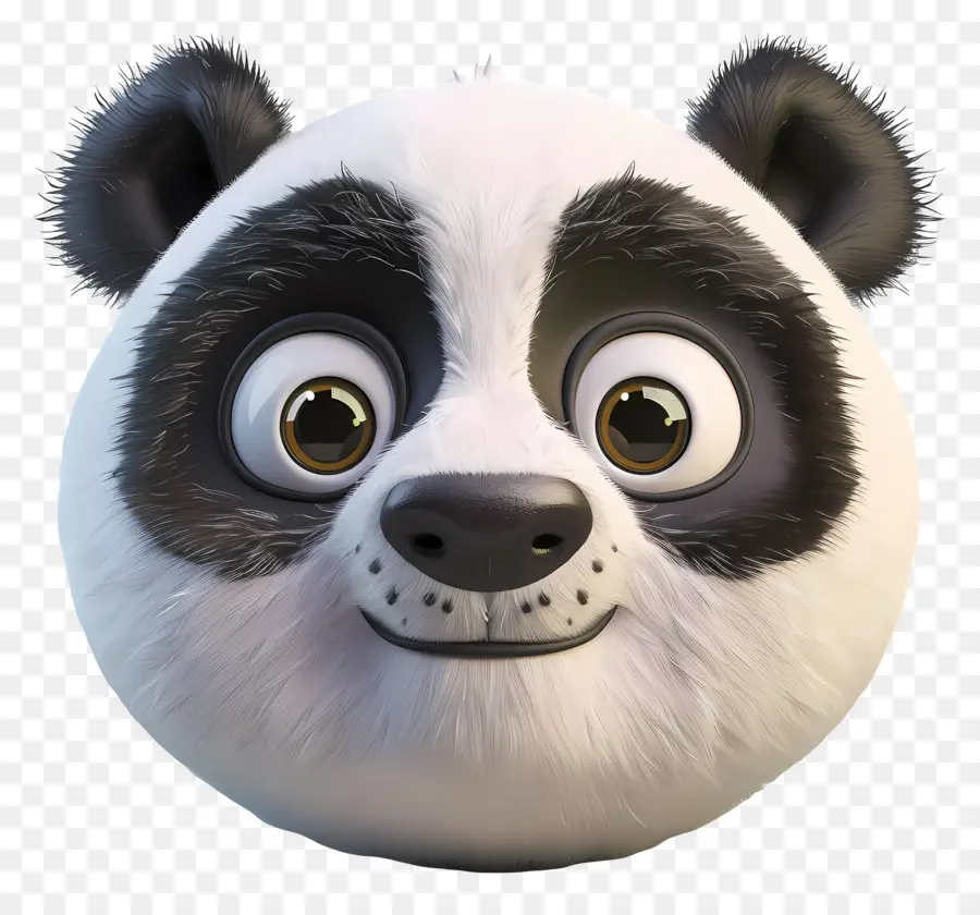 Cara De Panda，Cara De Panda Fofa PNG