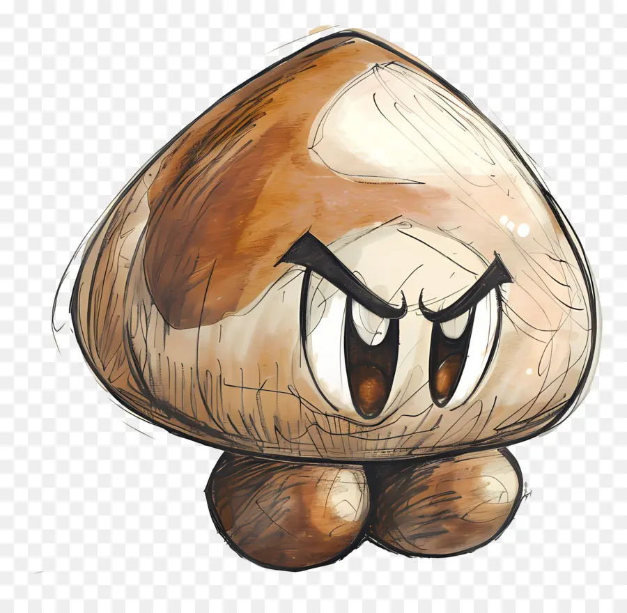 Goomba，Personagem Irritado PNG