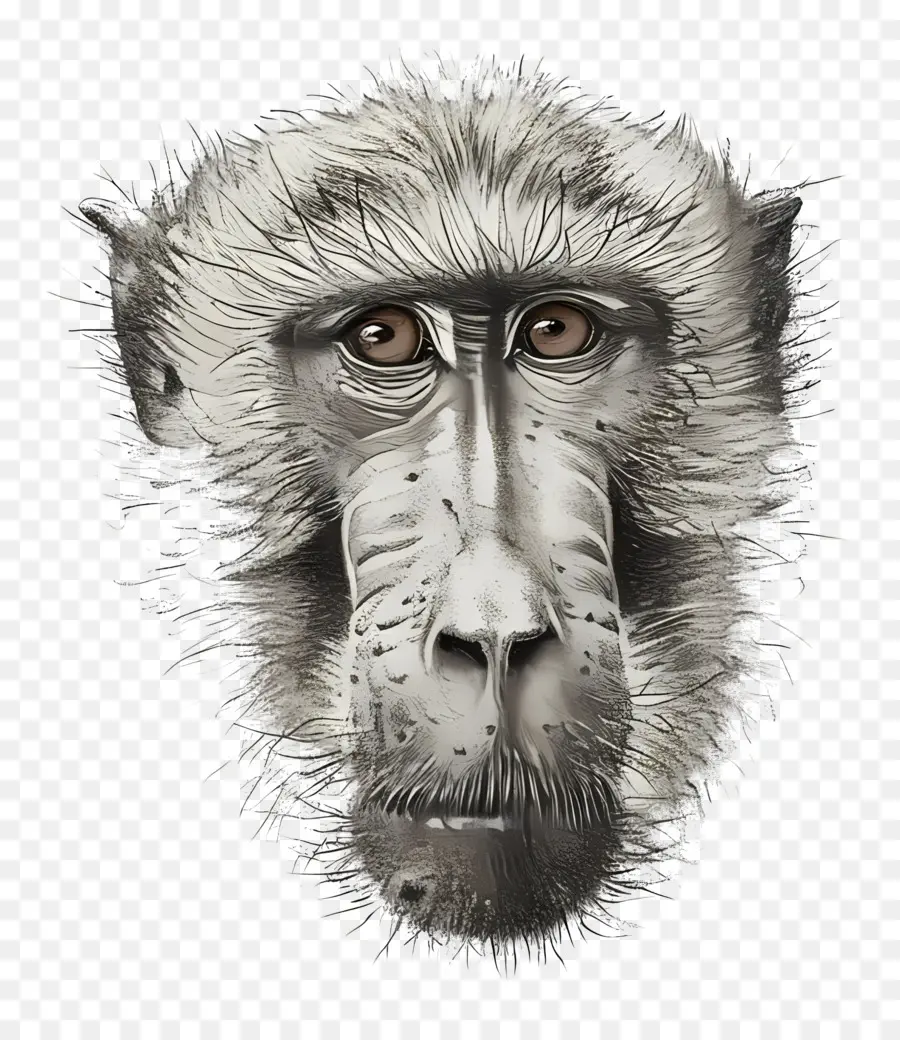 Cara De Babuíno，Cara De Macaco PNG