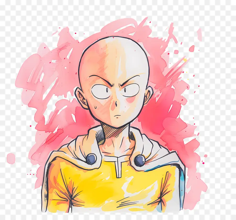 Saitama，Personagem Careca PNG