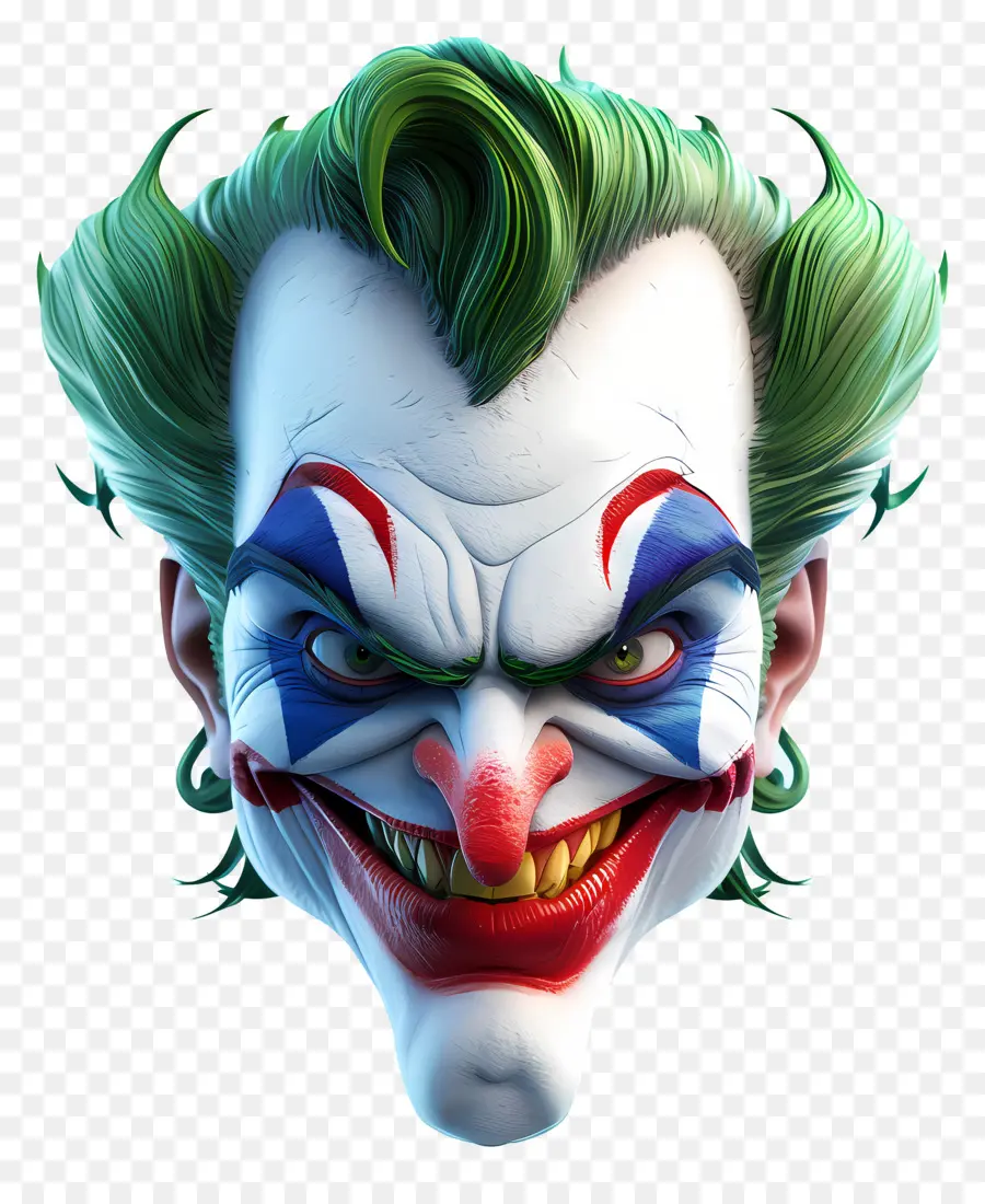 Palhaço，Cara De Coringa PNG