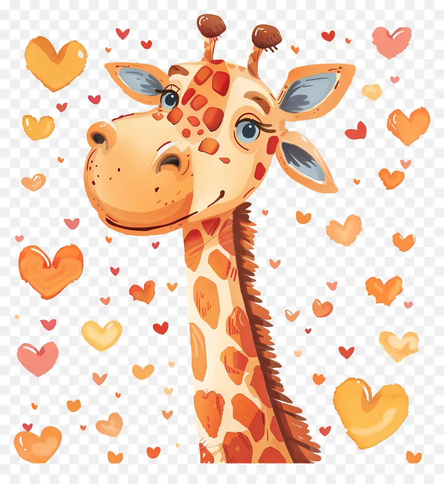 Girafa，Girafa De Desenho Animado PNG