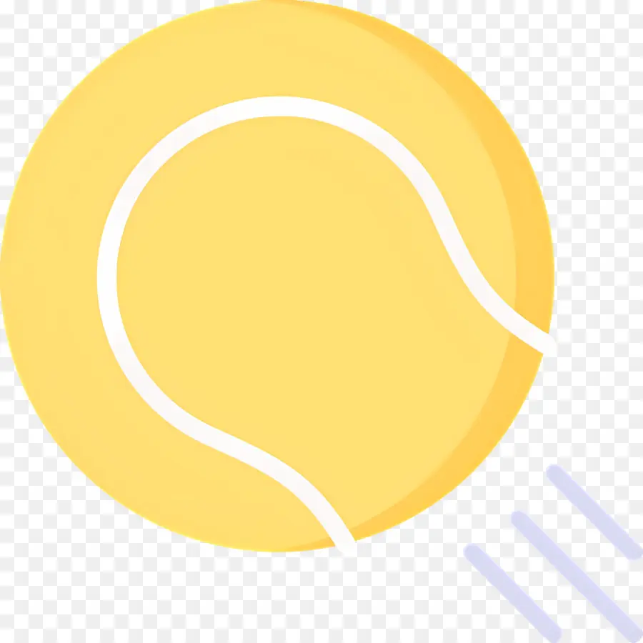 Bola De Tênis，Amarelo PNG