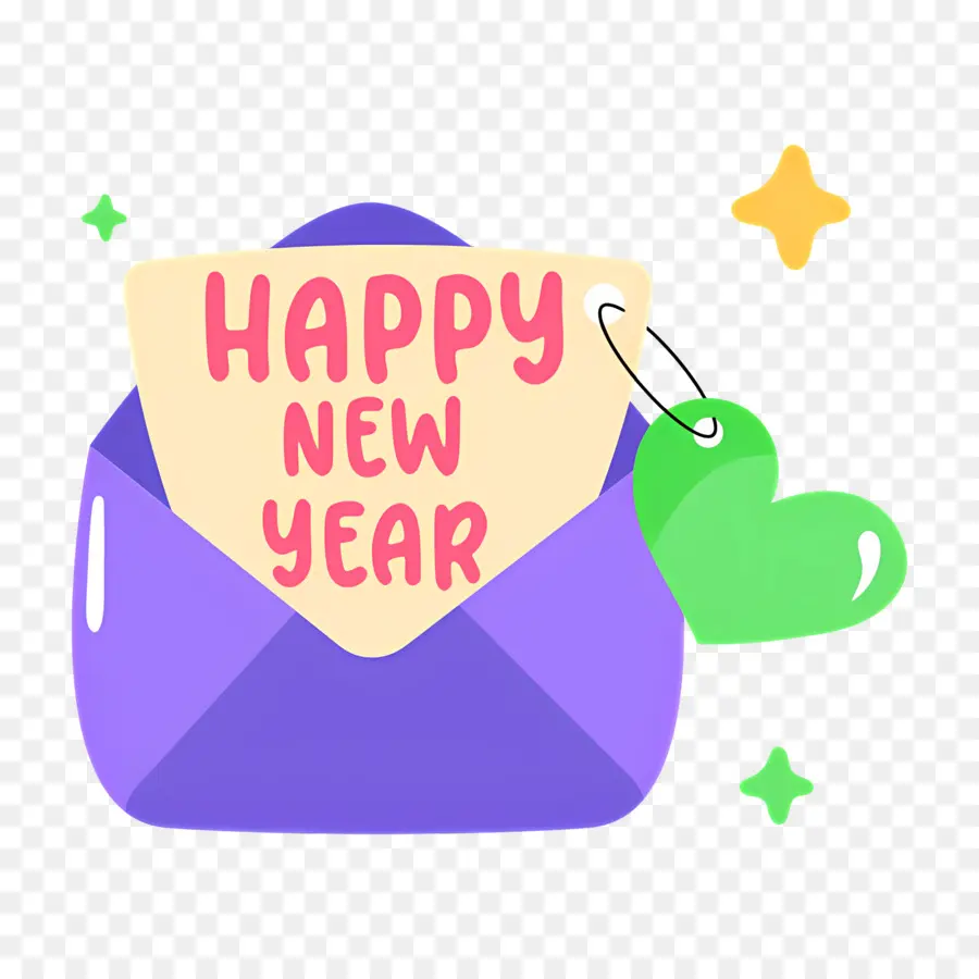 Feliz Ano Novo，Envelope PNG