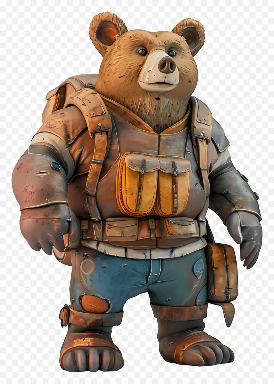 Urso，Mochila PNG