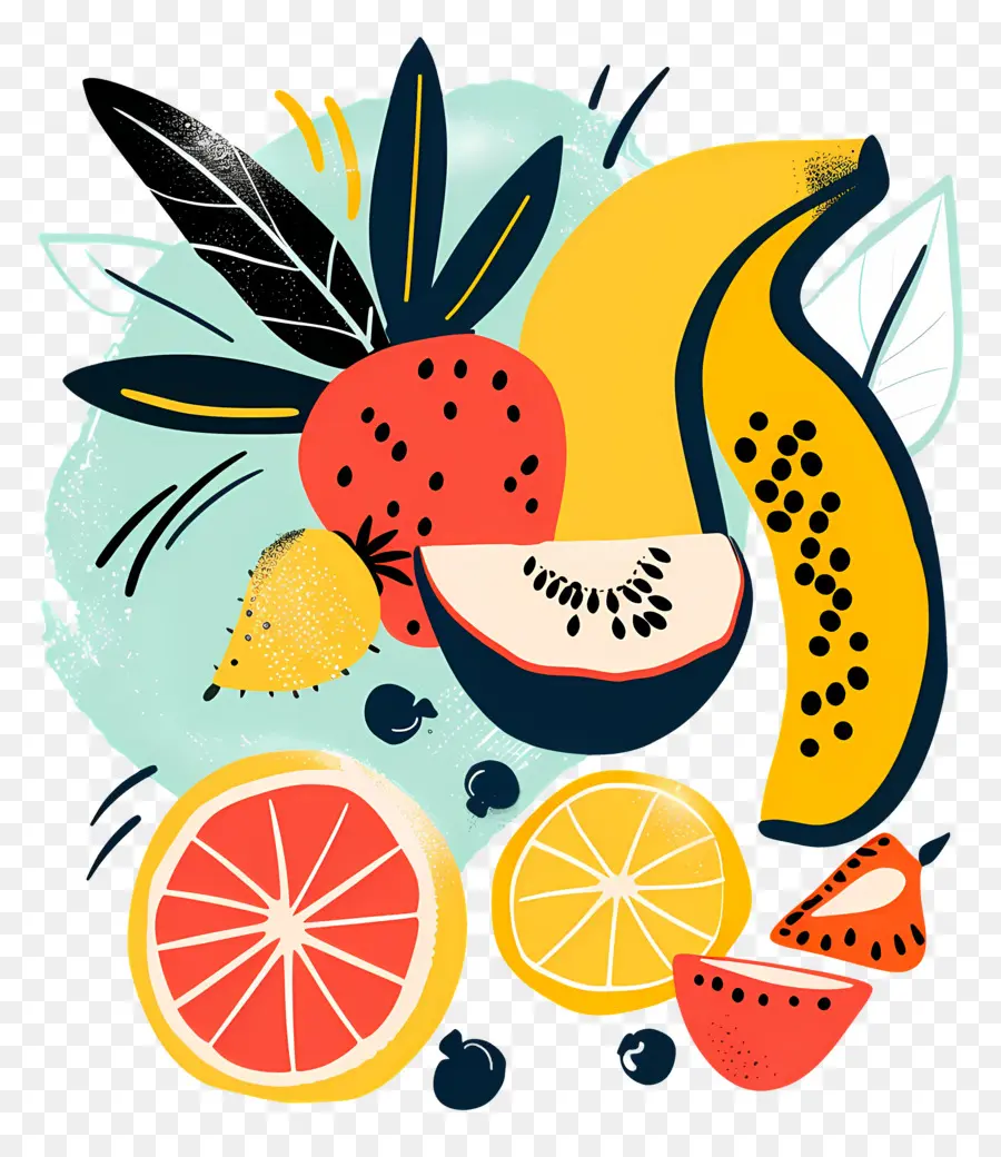 Frutas，Colorido PNG