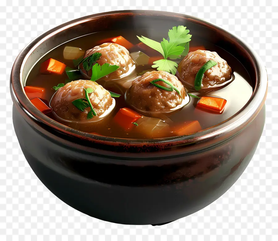 Sopa De Almôndega，Tigela De Sopa PNG