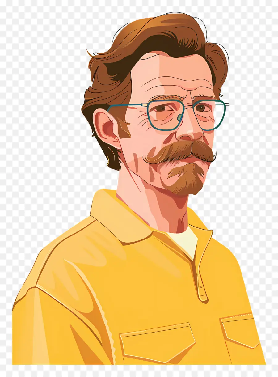 Ned Flandres，Homem De óculos PNG