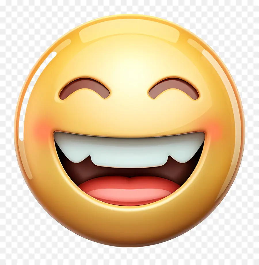 Sorria，Emoji Risonho PNG