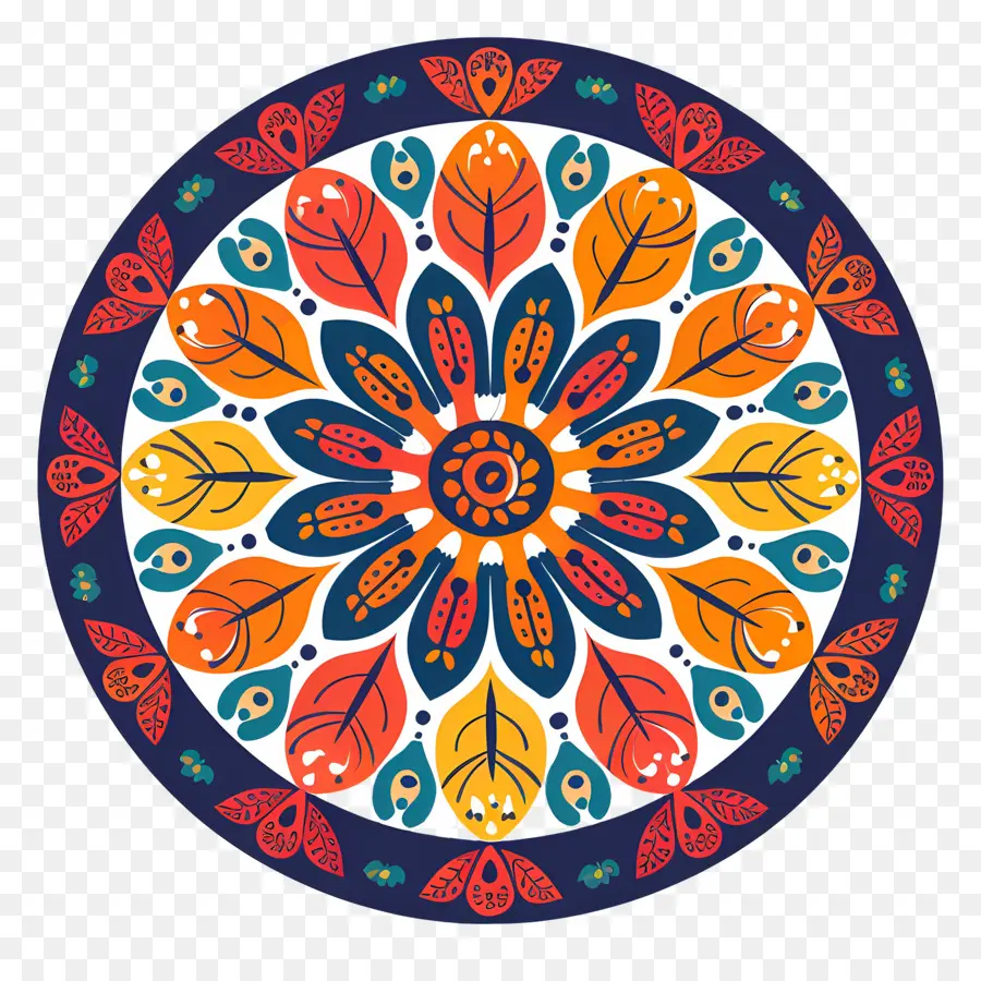 Mandala，Colorido PNG