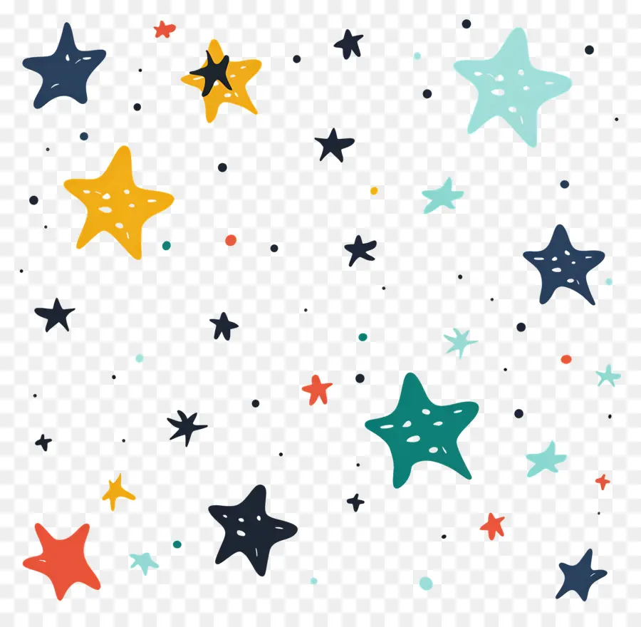 Estrelas，Noite PNG