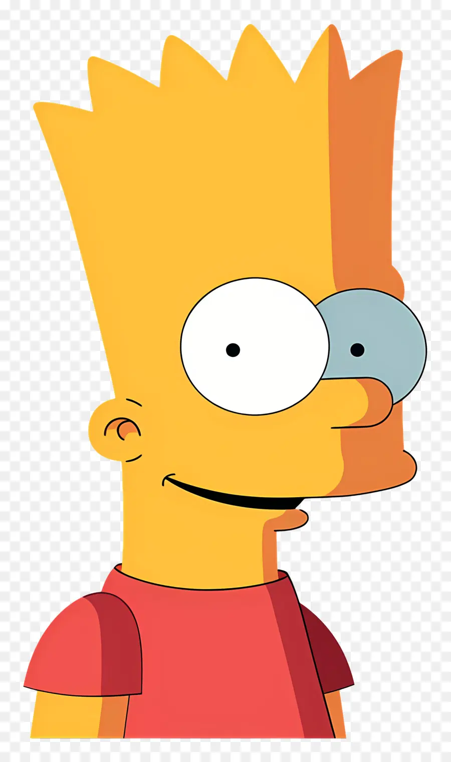 Bart Simpson，Menino De Desenho Animado Com Cabelo Espetado PNG