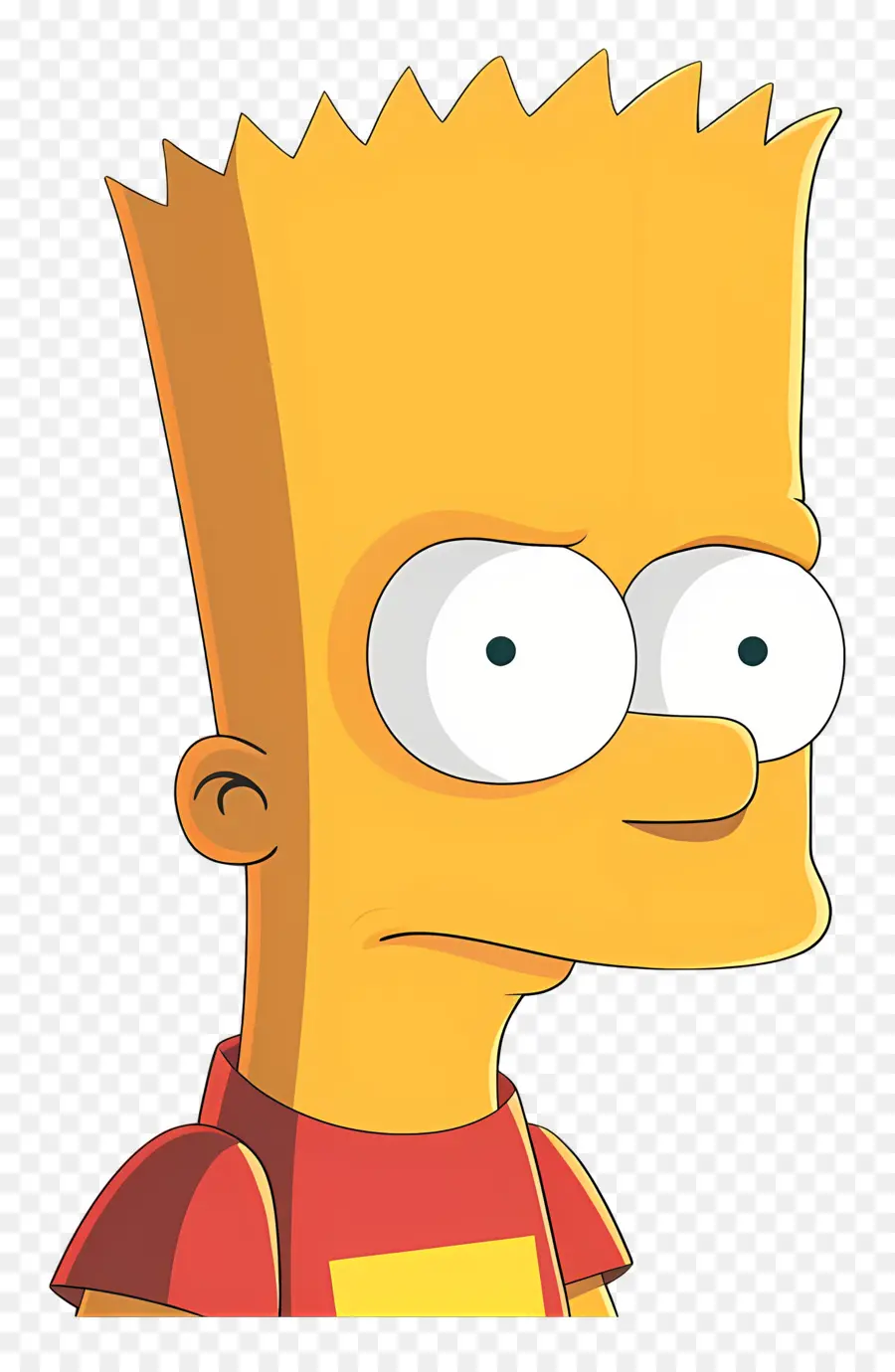 Bart Simpson，Menino De Desenho Animado Com Cabelo Espetado PNG