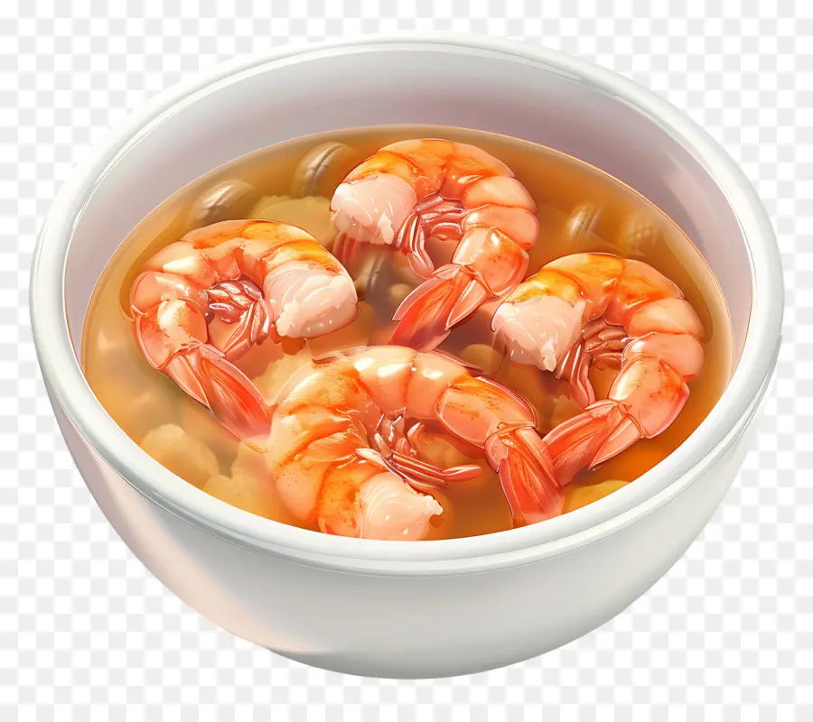 Sopa De Camarão，Tigela PNG