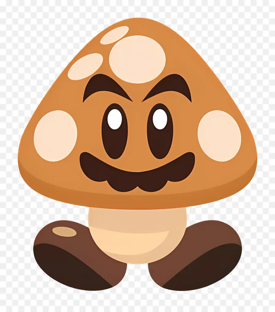 Goomba，Cogumelo De Desenho Animado PNG