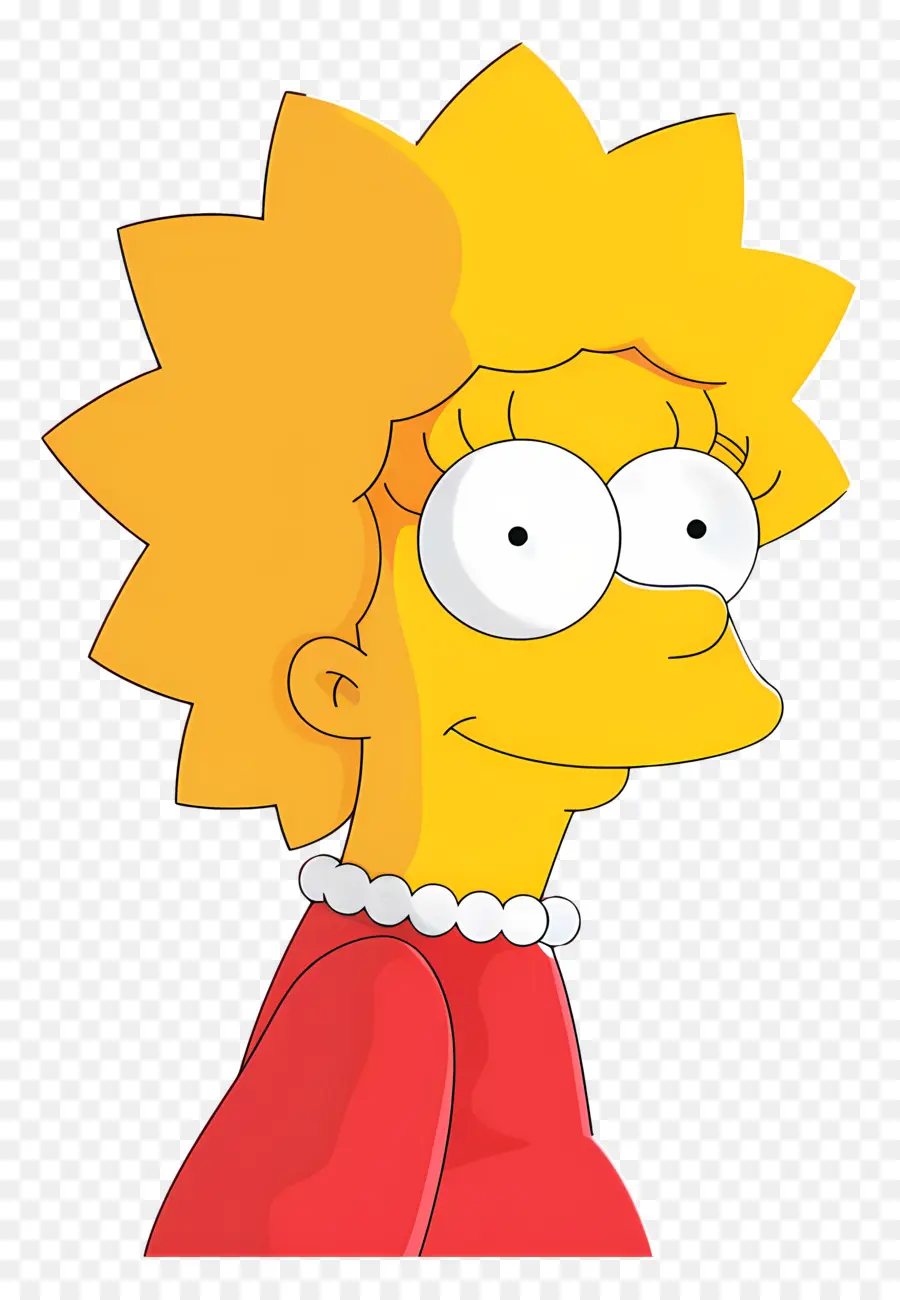 Lisa Simpson，Garota Dos Desenhos Animados PNG